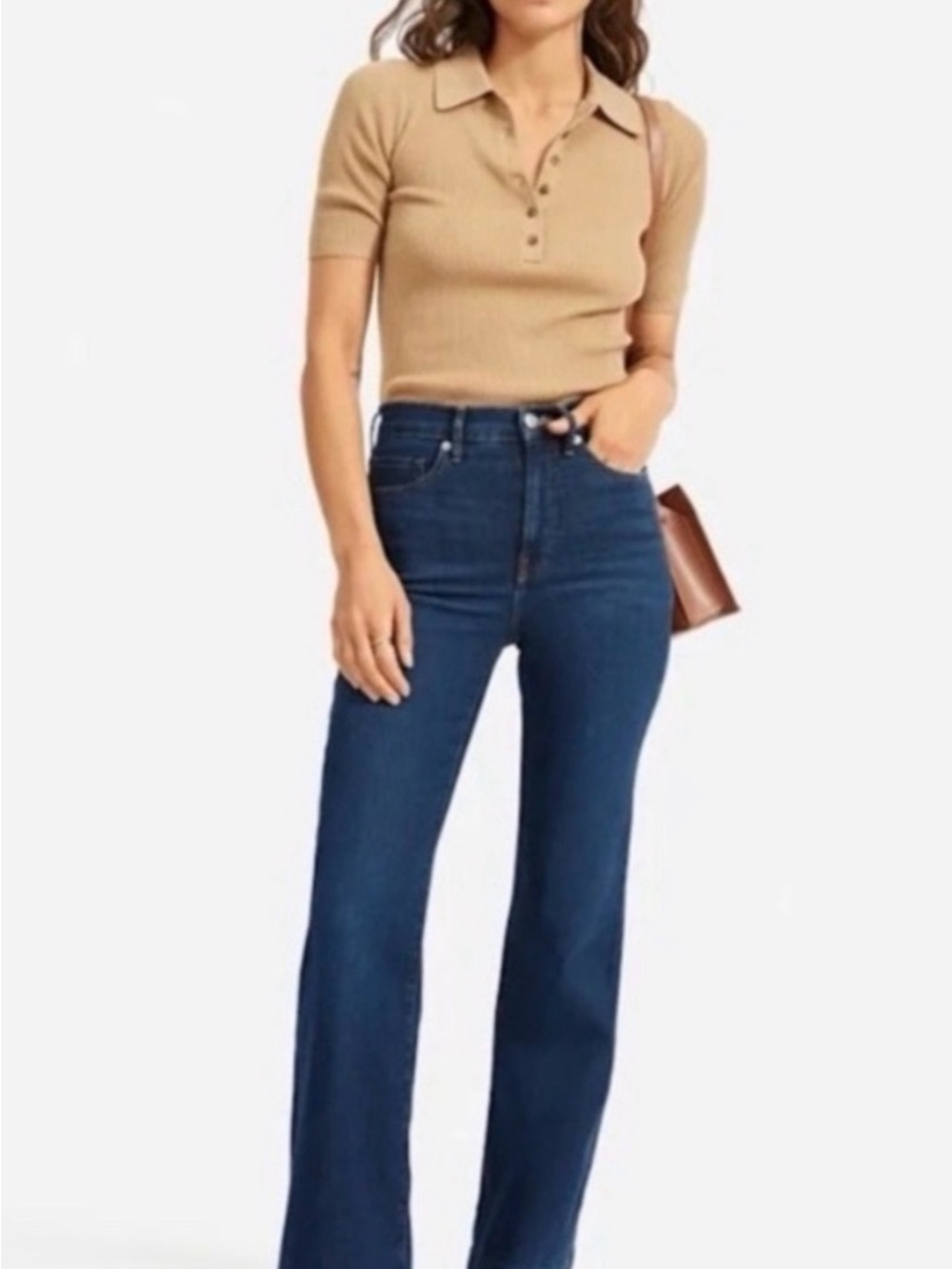 everlane the high rise flare jean